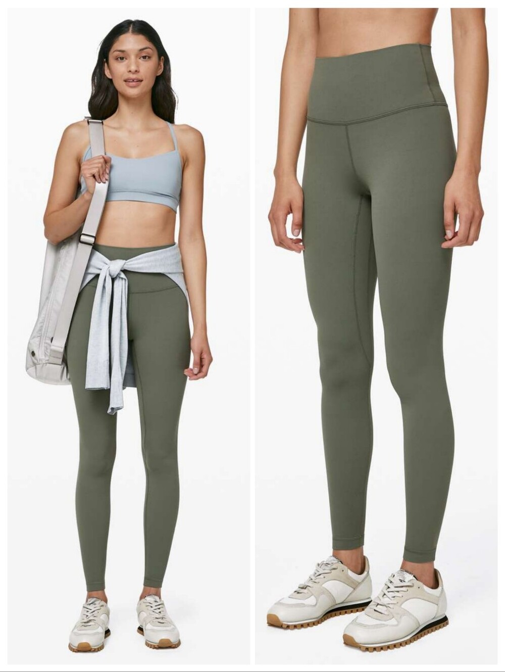 Lululemon Align Pant 28" Grey Sage Size 16 High Rise Yoga Leggings Running 8